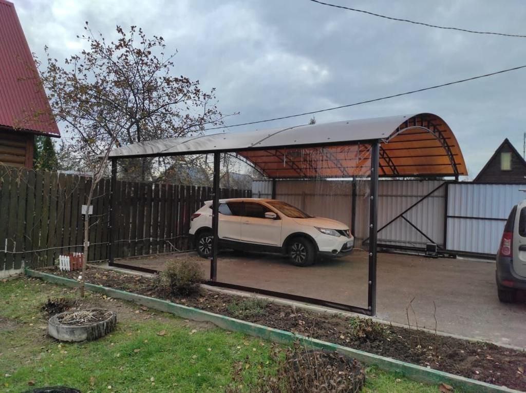 Прозрачные шторы ПВХ для навеса под автомобиль в Родниках
